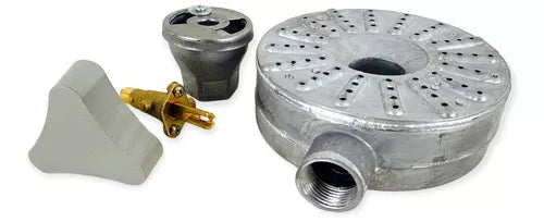 Quemador De Aluminio Extragrande Industrial Completo 13cm Incluye Vent