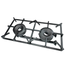 Kit Quemadores Corto Y Largo Con Parrilla 60x30 Cm AROL Hierro Fundido