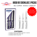 Juego De Cuchillos 3 Unidades Crono