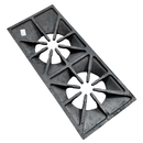 Parrilla Tipo Coriat 67x29.5 cm Hierro Fundido