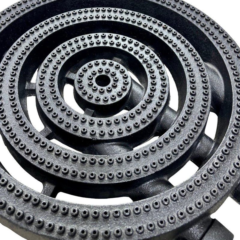 Quemador Cuádruple Vulcan AROL 42 Cm Completo Armado Para Estufón Industrial