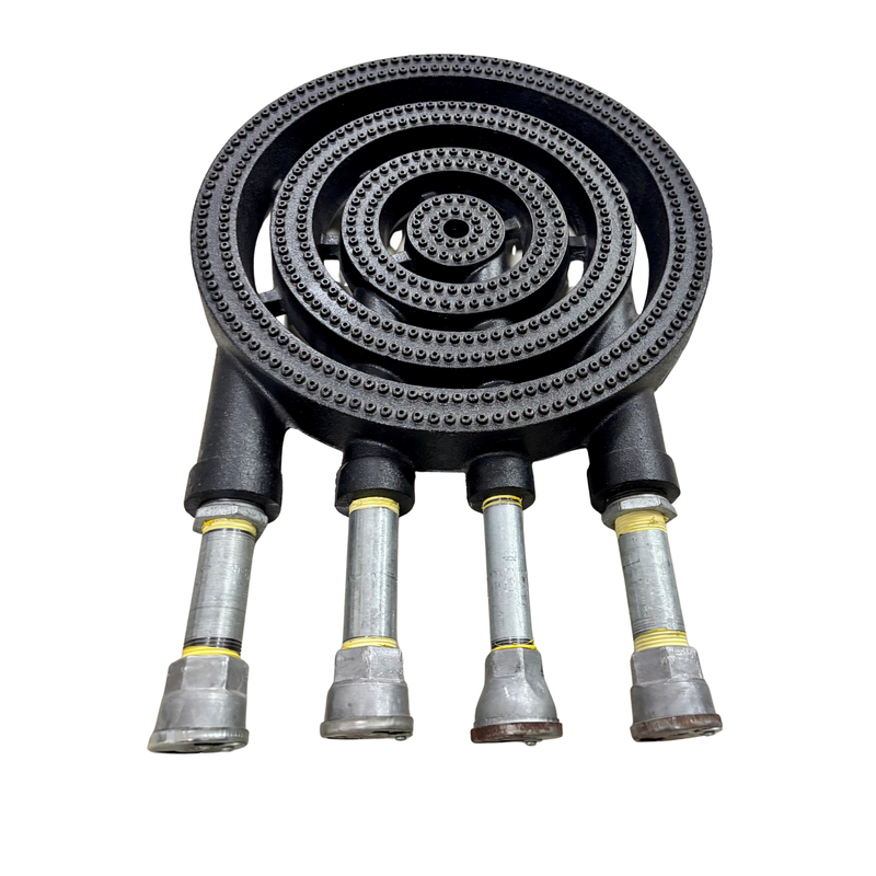 Quemador Cuádruple Vulcan AROL 42 Cm Completo Armado Para Estufón Industrial