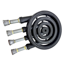 Quemador Cuádruple Vulcan AROL 42 Cm Completo Armado Para Estufón Industrial