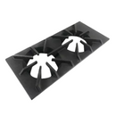 Parrilla Doble para Estufa Coriat Jumbo 67.5x29 cm