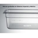 Inserto de Policarbonato 1/1x10 Transparente 32.5x53x10 cm NSF