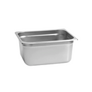 Inserto Contenedor Acero Inoxidable Con Tapa Medio 1/2x20 cm AROL NSF