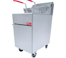 Freidora Industrial a Gas Natural 5 Quemadores, 70 Lb (33 Lts), Acero Inoxidable, 150,000 BTU - AROL ARF5-NG