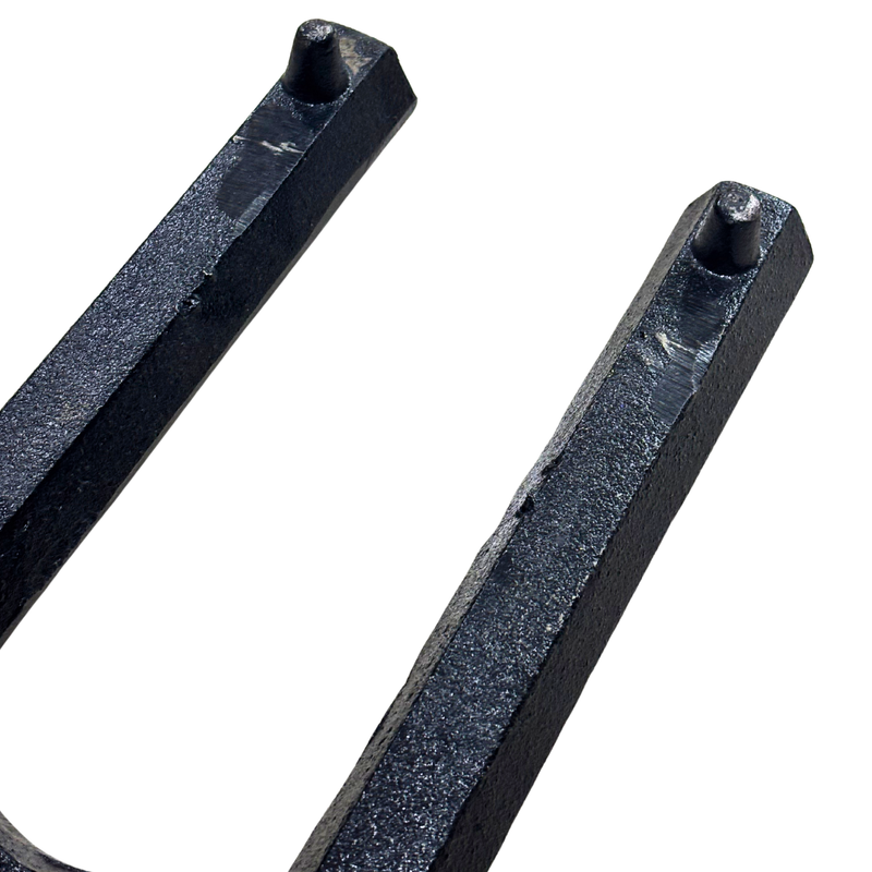 Quemador Tipo H Doble Flama 50 Cm Hierro Fundido