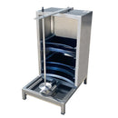 Asador Al Pastor Carbón International 40cm Acero Inoxidable T-304