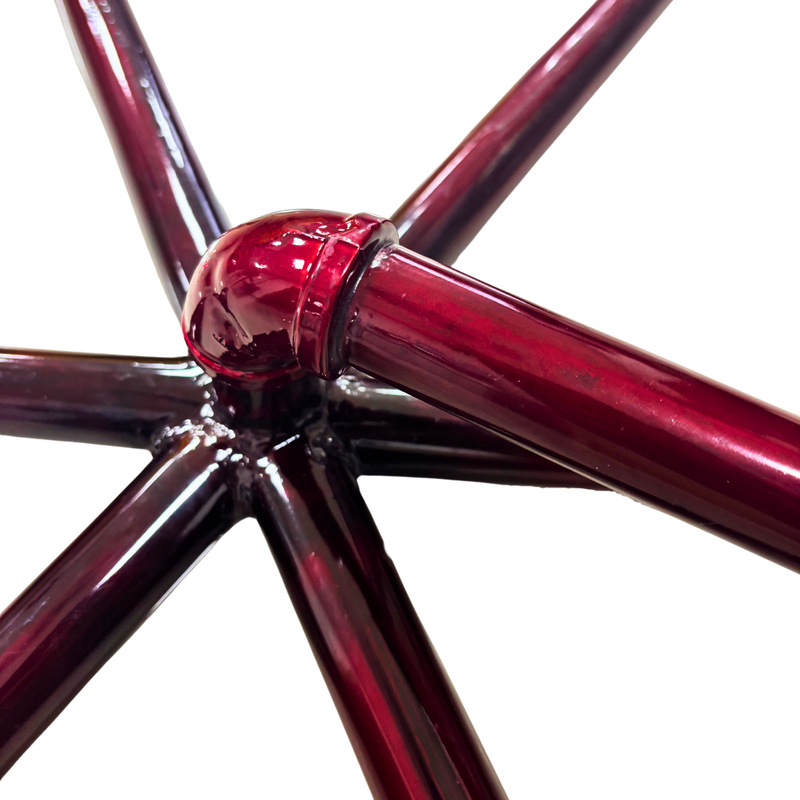 Quemador Estrella 60 Cm Con Codo Hierro Fundido Baja Presión Para Plancha Industrial