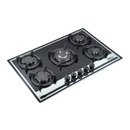 Combo Premium Parrilla 5Q Vidrio Bitono y Campana Slim 80 cm Negra – AROL P-CN5Q77A + CSL-80BL