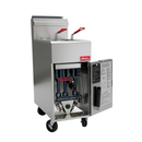 Freidora Industrial a Gas LP 3 Quemadores, 50 lb (24 L), 90,000 BTU, Millivolt y Hi-Limit - AROL ARF3-LPG