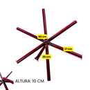 Quemador Estrella 60 Cm Con Codo Hierro Fundido Baja Presión Para Plancha Industrial