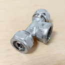Tee Compresión Multicapa IUSA 16x16x1/2 NPT Hembra Gas