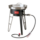 Kit Completo para Discada con Disco Comal, Base y Quemador Doble Aro, 58 cm y 80,000 BTU – SCI-E80-58A Gas LP AROL