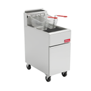 Freidora Industrial a Gas LP 3 Quemadores, 50 lb (24 L), 90,000 BTU, Millivolt y Hi-Limit - AROL ARF3-LPG