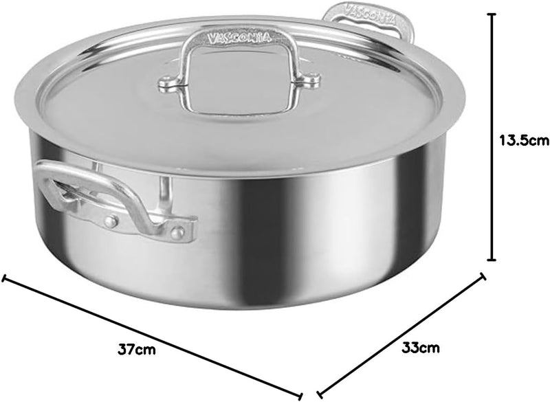 Budinera Vasconia Acorazada 30 cm Aluminio 7 Litros