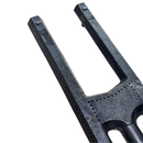 Quemador Tipo H Doble Flama 50 Cm Hierro Fundido