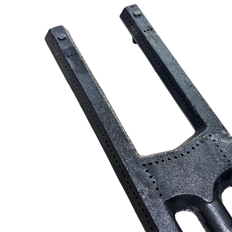 Quemador Tipo H Doble Flama 50 Cm Hierro Fundido