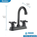Mezcladora para Lavabo Negro Mate