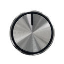 Kit de 5 Perillas Metálicas Plateadas para Parrilla Empotrable