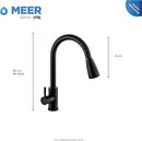 Mezcladora de Cocina Monomando Negro Mate