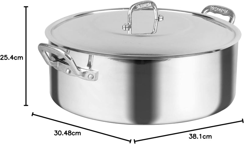 Budinera Vasconia Acorazada PRO 38 cm 15 L Aluminio NSF