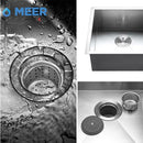 Set de Tarja Doble Empotrable Acero Inoxidable con Mezcladora y Accesorios CNX 84x48x22 cm