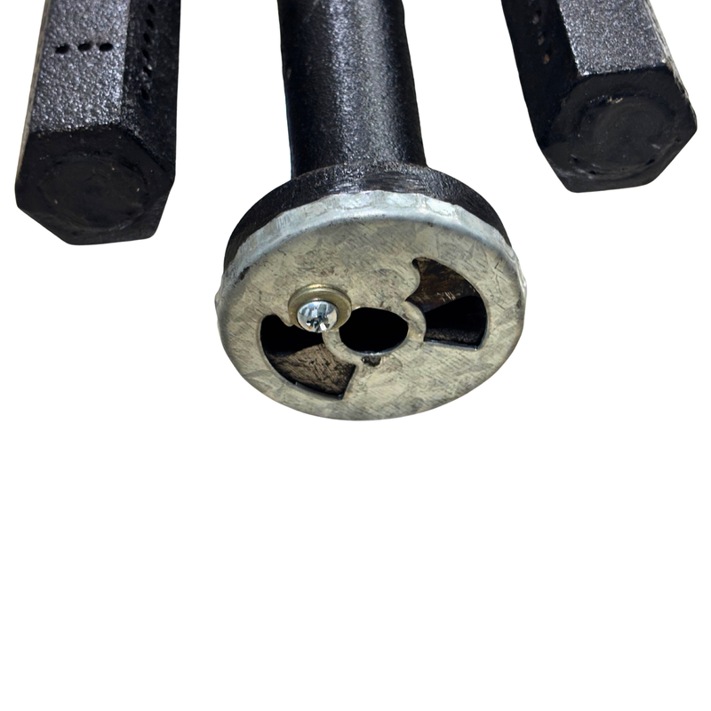 Quemador Tipo H Doble Flama 50 Cm Hierro Fundido