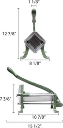 Cortador de Papas Fritas Corte 1/2”, Hierro Fundido, Thunder Group