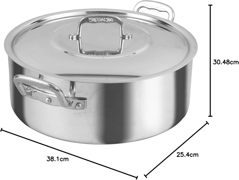 Budinera Vasconia Acorazada PRO 34 cm 10 L Aluminio NSF