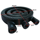 Quemador Triple Solar AROL 29 Cm 3/4 Industrial Con 3 Ventilas