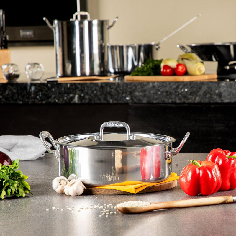 Budinera Vasconia Acorazada 28 cm Aluminio Profesional