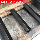 Quemador Flauta Industrial de Hierro Fundido 42 cm para Asador