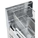 Freidora Petit 3 Lts Acero Inoxidable AROL con Canastilla y Quemador Polidoro