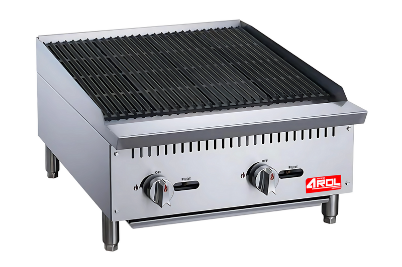 Asador 24” 2 Quemadores Gas LP Modelo ARCB24 AROL