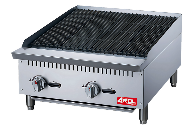 Asador 24” 2 Quemadores Gas LP Modelo ARCB24 AROL