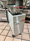 Freidora Industrial a Gas LP 4 Quemadores, 50 Lb (24 Lts), Acero Inoxidable, 120,000 BTU - AROL ARF4-LPG