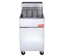 Freidora Industrial a Gas Natural 5 Quemadores, 70 Lb (33 Lts), Acero Inoxidable, 150,000 BTU - AROL ARF5-NG