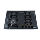 Parrilla de Gas 4 Quemadores, Vidrio Templado, Empotrable, 59 cm, P-CN4Q59 (V2)