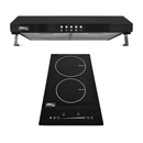 Combo Parrilla Inducción 2 Zonas Y Campana 60 Cm Slim Arol