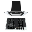 Combo Parrilla Bitono Y Campana Extractora 60 cm Modelos C-BL1F60 Y P-CN4Q60