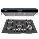 Combo Parrilla 80cm y Campana 80cm Modelos P-CN5Q77 y CSL-80BL