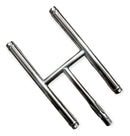 Quemador Tipo H de Acero Inoxidable 40 cm con Válvula y Perilla - Electrodomesticos Olvera