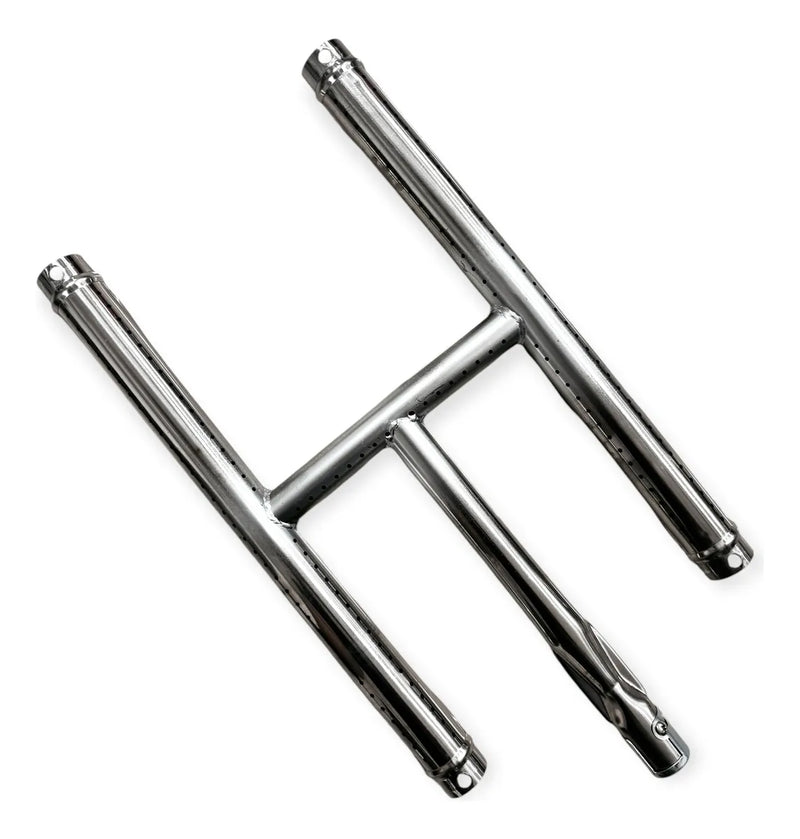 Quemador Tipo H de Acero Inoxidable 40 cm con Válvula y Perilla - Electrodomesticos Olvera