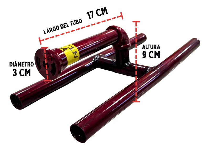 Quemador H De 40 Cm Con Codo Económico Para Planchas