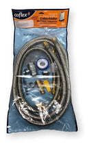 Kit Universal Coflex para Boiler de Paso PS-E008 Agua 1/2 y Gas 1/2