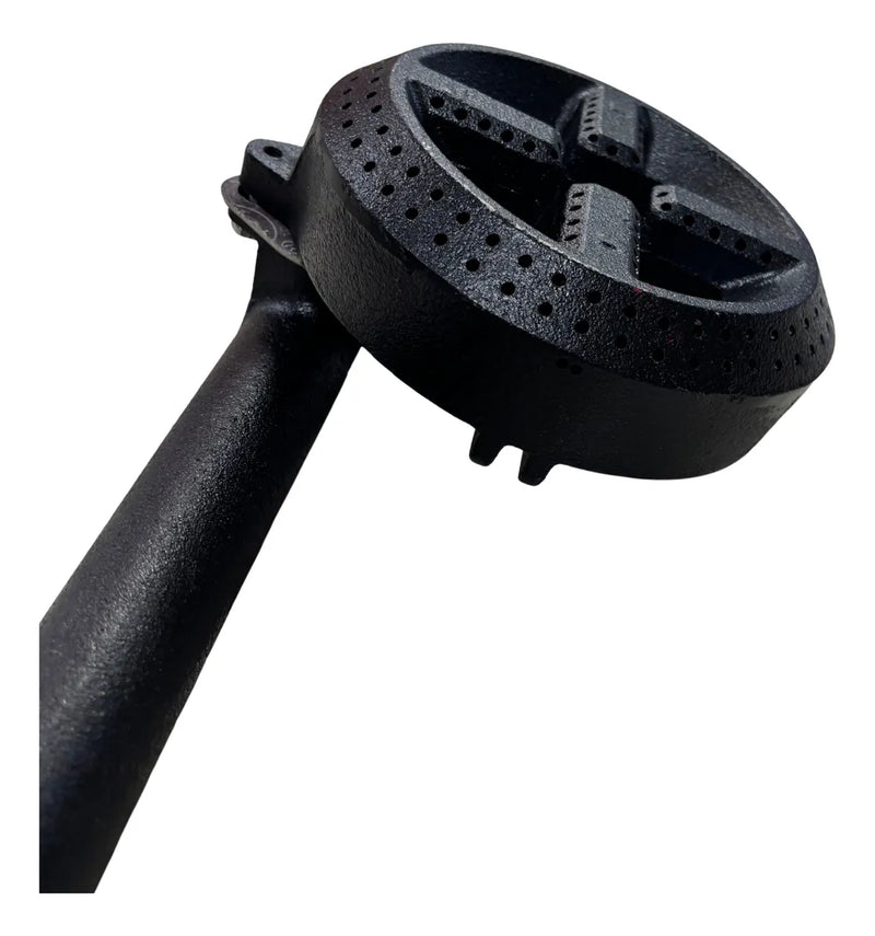 Quemador para Estufa Industrial, Redondo Largo, 16 cm, Tubo Izquierdo, Modelo B102 AROL