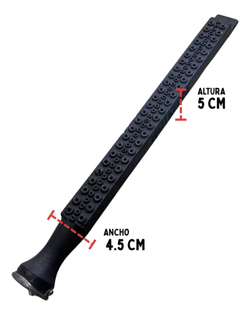 Quemador Flauta 58 Cm Fierro Vaciado Para Plancha
