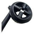 Quemador para Estufa Industrial, Redondo Largo, 16 cm, Tubo Izquierdo, Modelo B102 AROL